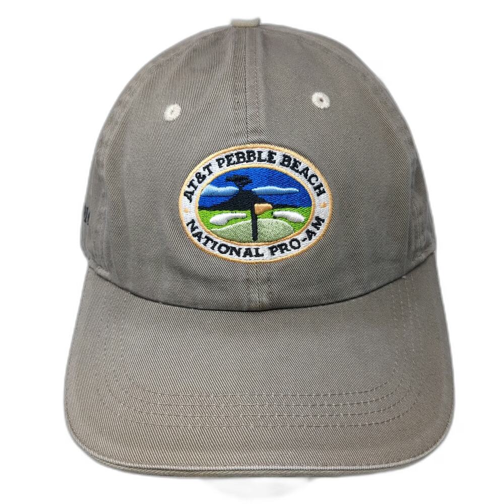 Pebble Beach Collection Baseball Cap Brown OSFM 2010 AT&T National Pro-Am Hat